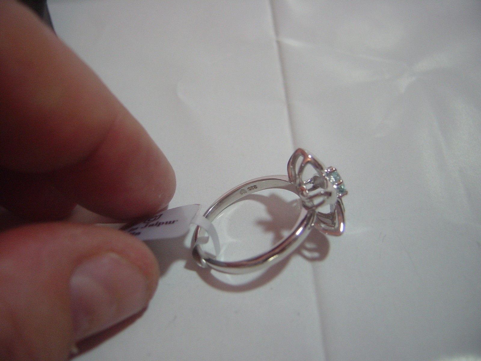 Solid Silver chunky large Ring-RARE SUPERB natura… - image 2