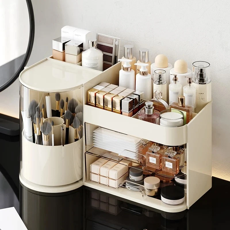 Large Capacity Cosmetic Storage Box Drawer Organizer for Makeup Skincare
