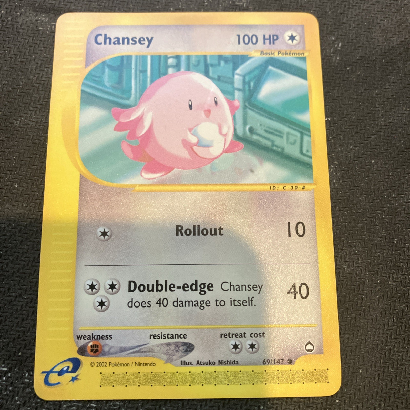 Pokemon Chansey E-Series Aquapolis 69/147 NM
