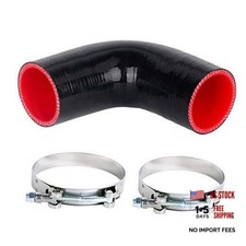 90 Degree Elbow 4-Ply Thickness 5mm High Performance Coupler Silicone ID: 2.5"