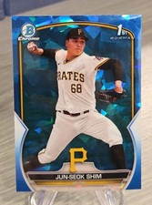 Jun-Seok Shim 2023 Bowman Chrome Sapphire 1st Bowman #BCP-153 Pittsburgh Pirates