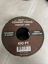 BEST CONNECTIONS 16 Gauge Automotive Primary Wire, 100ft Brown