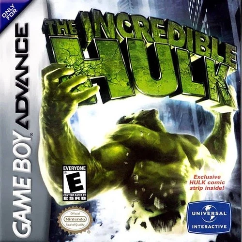 Incredible Hulk - Game Boy Advance GBA Game