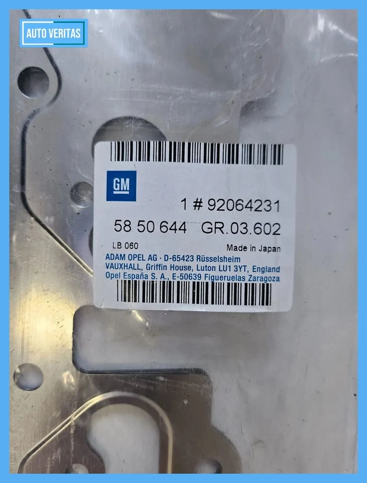 original GM gasket OPEL Omega B saloon (V94) 92064231 5850644 - Image 2 of 2