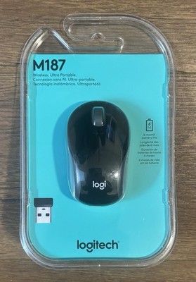 NEW Logitech Wireless M187 Ultra Portable Mini Size Mouse 910-002726