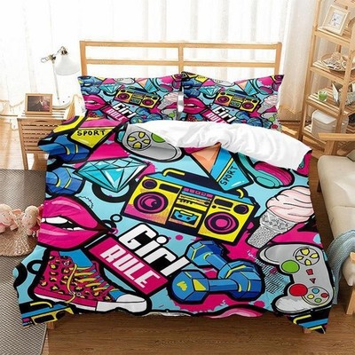 Lightweight Decorative Bed Linen Set 3 Piece Pillow Covers Included Elegant King