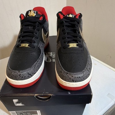Nike Air Force 1 '07 LX Spades Black/Metallic Gold/Red DJ5184-001 Sneaker