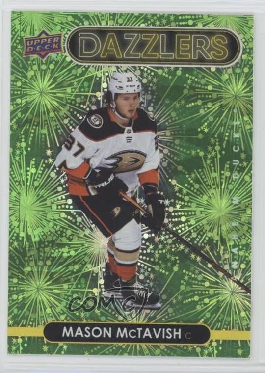 2021-22 Upper Deck Series 2 Dazzlers Green Mason McTavish #DZ-51 Rookie RC 0i6
