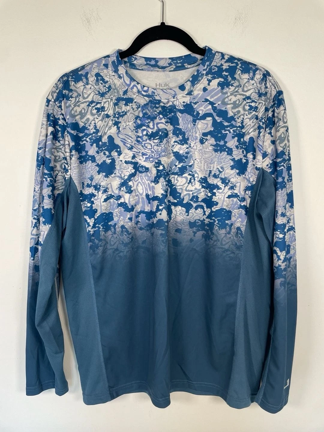 Huk Men's Icon X Tide Change Fade Long Sleeve Fishing Shirt