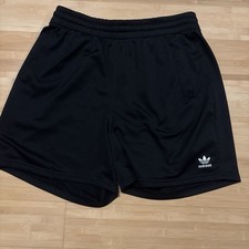 adidas Men's Black Mesh Athletic Gym Training Shorts Size M