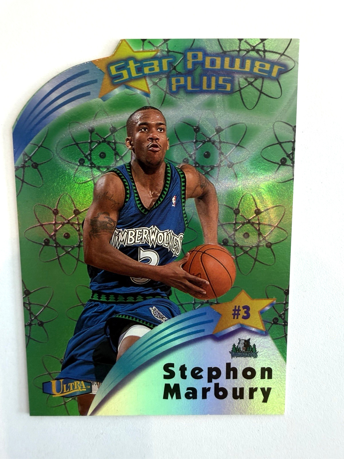 Stephon Marbury 1997 Fleer Ultra Star Power Plus #5 SPP NBA Timberwolves