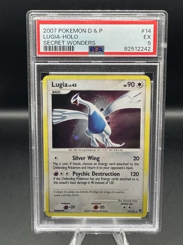 Lugia graded PSA 5 for sale on eBay