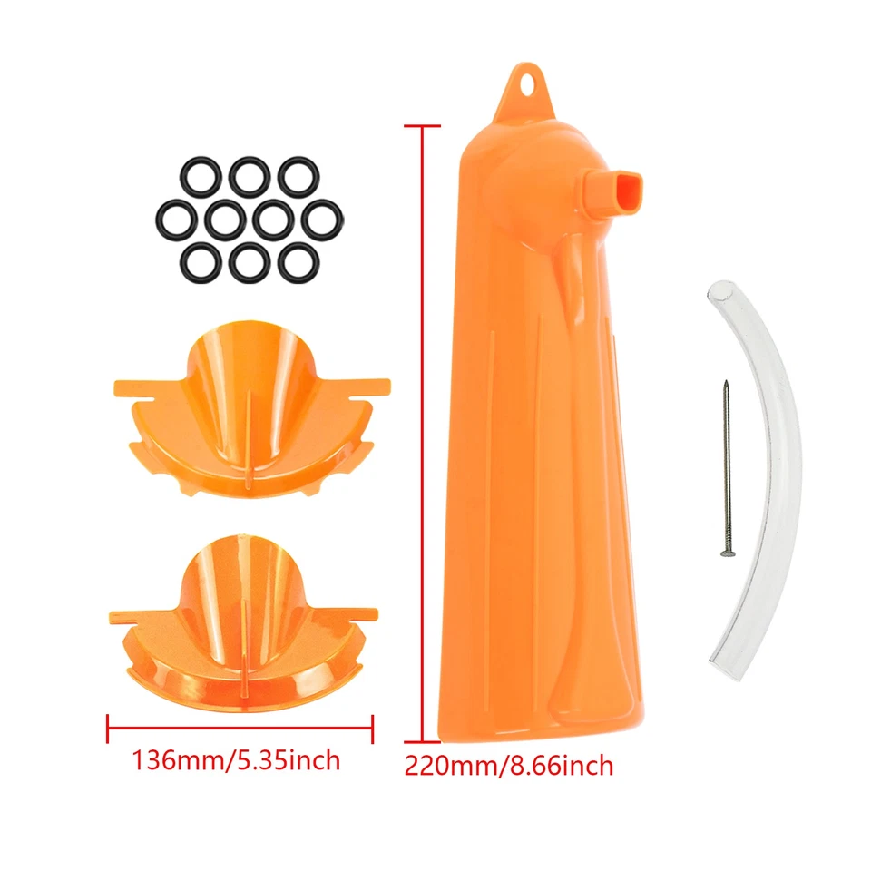 Crankcase Fill Funnel Drip-Free Oil Change Oil Drain O-Rings Fit For Harley Dyna - Image 2 of 4