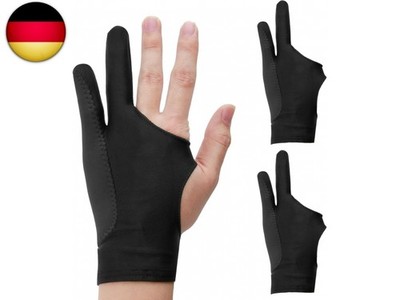 Künstler Zeichenhandschuh, Drawing Glove, 3 Lagen 2 Finger Handschuh,Handschuhe