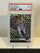 2020 Panini Mosaic FOTL Desmond Bane Green Swirl RC /10