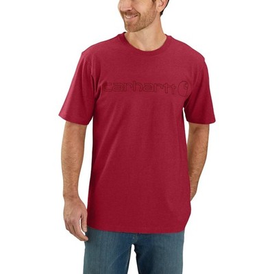 T-Shirt Carhartt Core Logo Red Industry Size XL