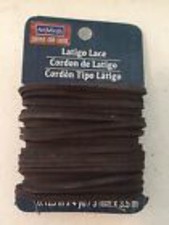 38535 - Durable Versatile Latigo Leather Lace 0.125" x 4yd Dark Brown for Crafti