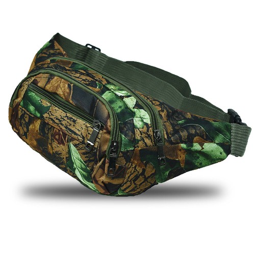 Fanny Pack Belt Waist Bag Military camouflage Sports Pouch Hip Fishing Bumbag - Picture 2 of 21