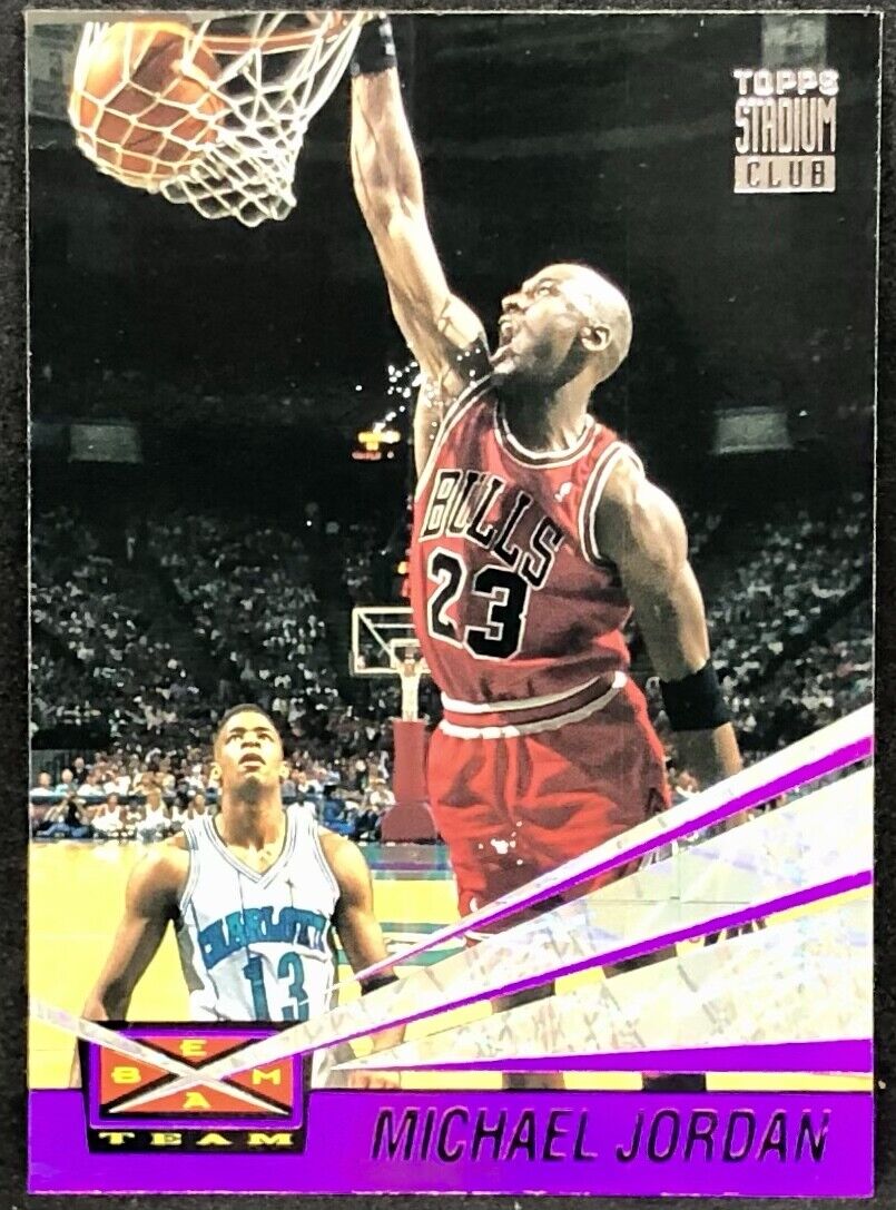 MICHAEL JORDAN 93-94 Topps Stadium Club #4 BEAM TEAM MICHAEL JORDAN 93-94 Topps Stadium Club #4 BEAM TEAM