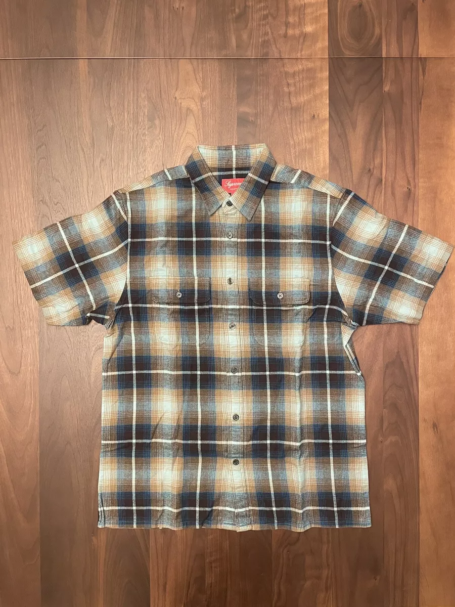 supreme ss plaid flannel size m new wo/tags | eBay