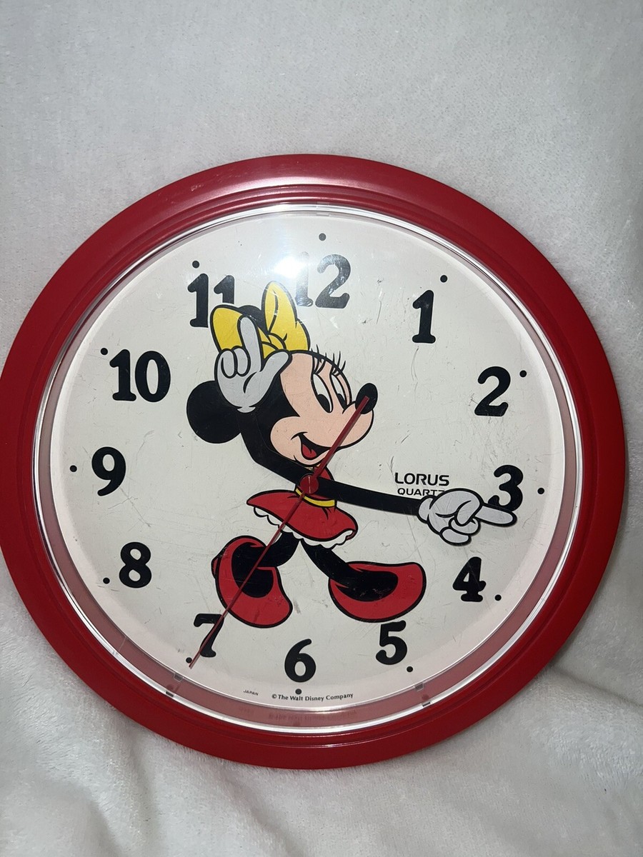 Vintage Walt Disney Minnie Mouse Lorus Quartz 10
