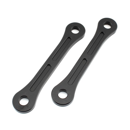 Rear Adjustable Lowering Links Drop Kit For Suzuki Hayabusa GSX1300 1999-2024 (Black, Billet)