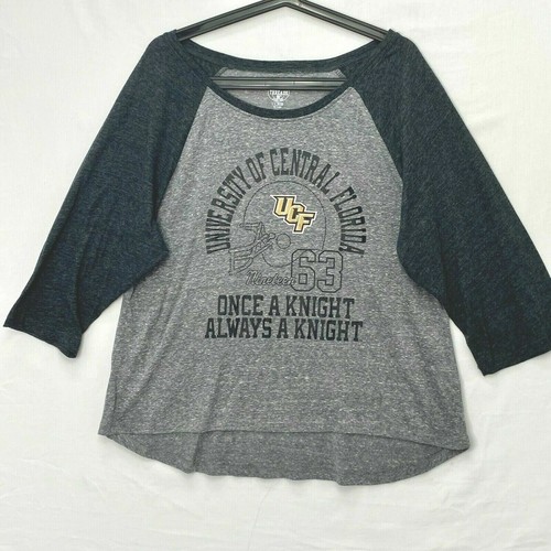 Rivalry Threads Juniors 11 13 Baseball T-Shirt Gray UCF Knights Florida - 第 1/5 張圖片