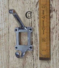 Chrome Hat & Coat Hook with Room for a Ceramic Insert Label - 110mm (4.3")