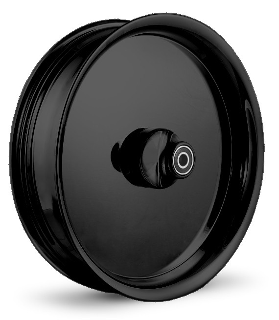 DNA SMOOTHIE SOLID BLACK FORGED BILLET 23 X 3.75 FRONT WHEEL