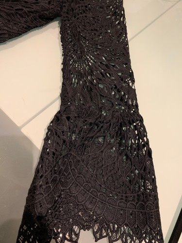 Kookai black lace ladies top Size 36 - Picture 7 of 11