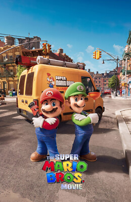 AA5440 The Super Mario Bros Movie Film 2023 Costars Movie Poster