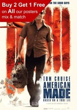 Tom Cruise - American Made Movie Poster A5 A4 A3 A2 A1