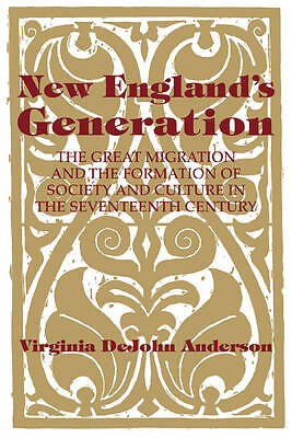 New England's Generation Anderson Paperback Cambridge University Press
