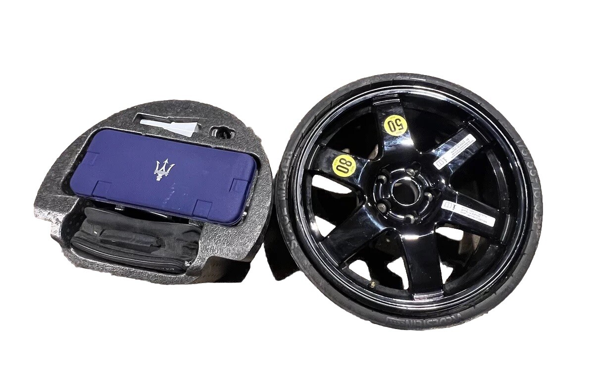 ⭐️2014-2021 MASERATI QUATTROPORTE 18X6 COMPACT SPARE TIRE & KIT⭐️