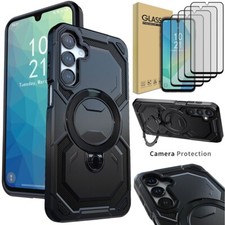 For Samsung A17/A16/A15/A14 4G 5G Kickstand Case Phone Cover, Screen Protector