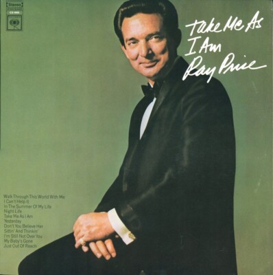 Ray Price    Take Me As I Am - Very Good Plus VG+ - Vinyl LP Record Album Stereo