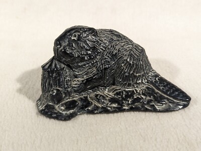The AARDIK Collection Canadian Beaver Figurine Made in Canada Soapstone