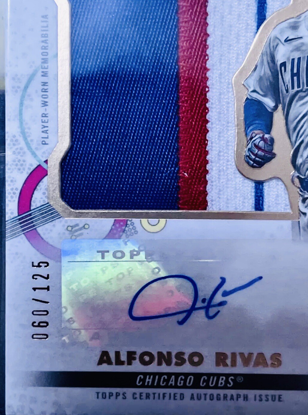 Alfonso Rivas RC /125 Auto Autograph Cubs Jersey Patch SP Rare Low EBay ...