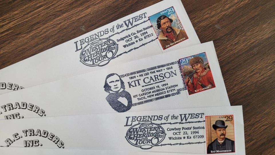 US FDC # 2869a-t 29c Legends of the West 10 covers A.R. C. Traders, Inc. (E81) - Image 3 of 4