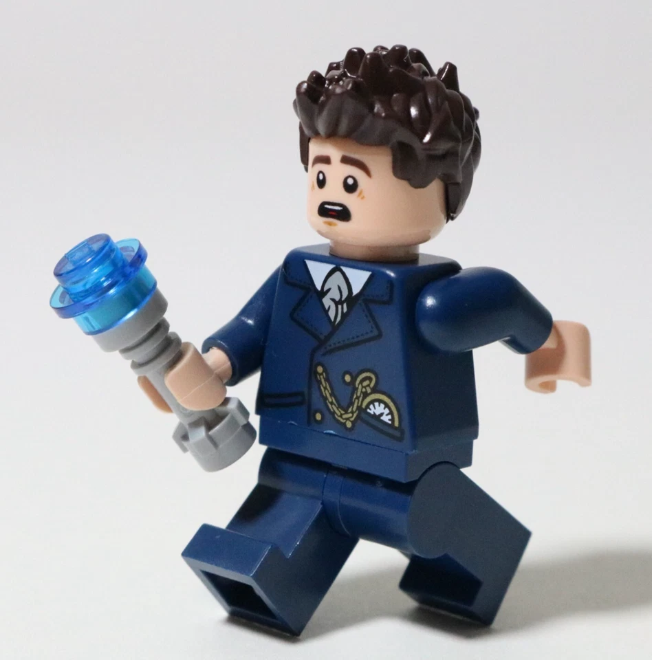 Made of LEGO Parts - 10th Doctor Minifigure My Own Build Doctor Who Tennant - Image 3 of 4