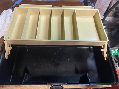 Boîte à Pêche Plano 5410 Vintage – Verte Et Marron, Fabrication USA (occasion)