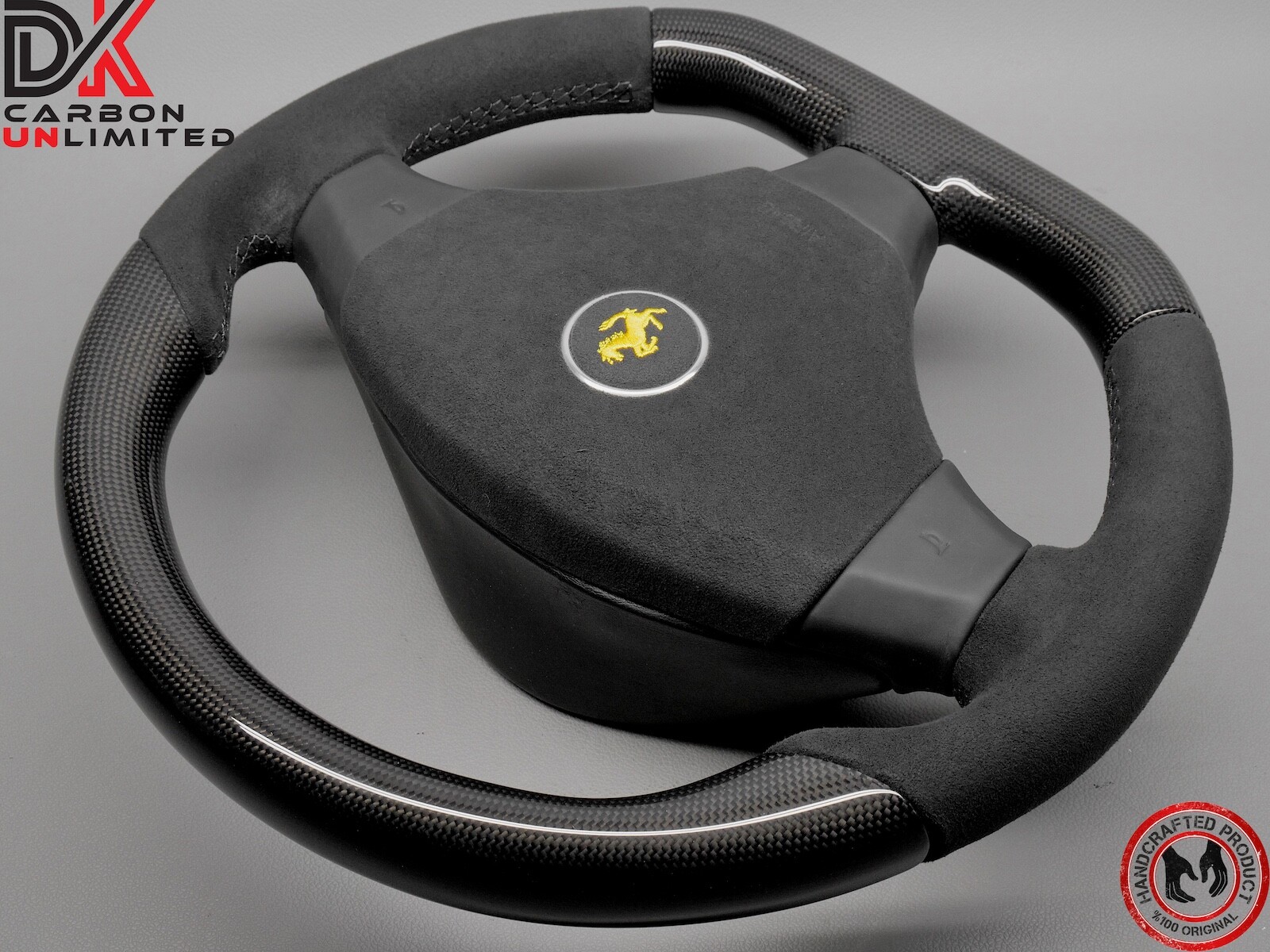 Ferrari 550 F550 Maranello Barchetta Alcantara Flat Bottom Carbon Steering Wheel