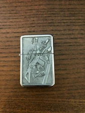 Brand New Star® Refillable Design Emblem Flip Top Lighter Guns Fast Ship!