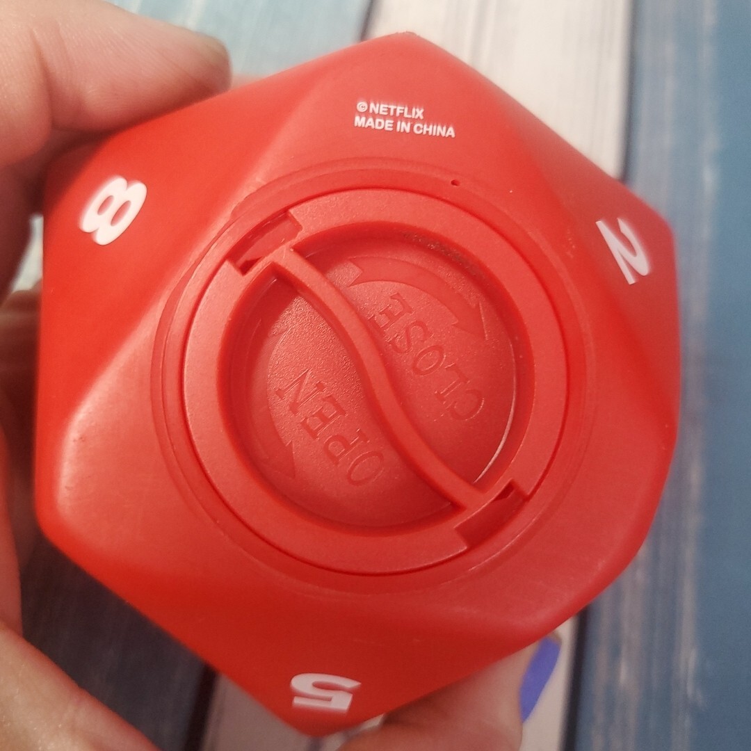 Stranger Things Hard Plastic D20 Dice Cube Coin Bank Netflix