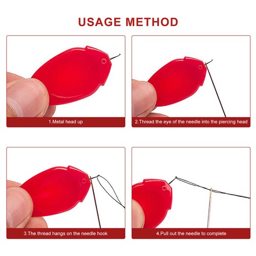 10PCS Simple Threader Needle Threading Hand or Machine Threading AU - Picture 11 of 12
