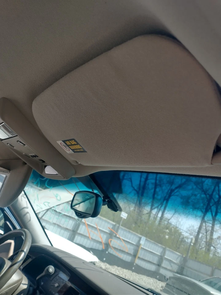 ✅ 好原始设备制造商棕褐色遮阳板遮阳板左右 98-04 林肯城市汽车 — 第 4/4 张图片