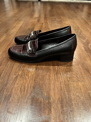 Brighton Alcott Black And Brown Women s Loafers