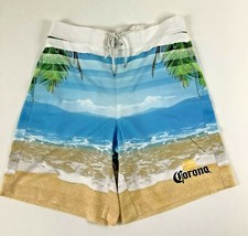 Corona Extra Mens Size M 32/34 Board Shorts Swim Trunks Shorts Mesh Lined