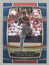 2022 Panini Select Blue Retail Base Tyler Mahle #81 Cincinnati Reds