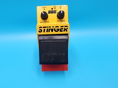 Rare Vintage 80s BBE Model 601 Stinger Guitar Effect Pedal Sonic EQ Enhancer
